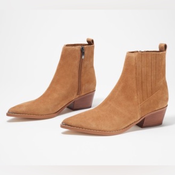 Marc Fisher LTD Yarita Pointed Toe Ankle Suede Bootie Women’s size 7.5 - Picture 7 of 12